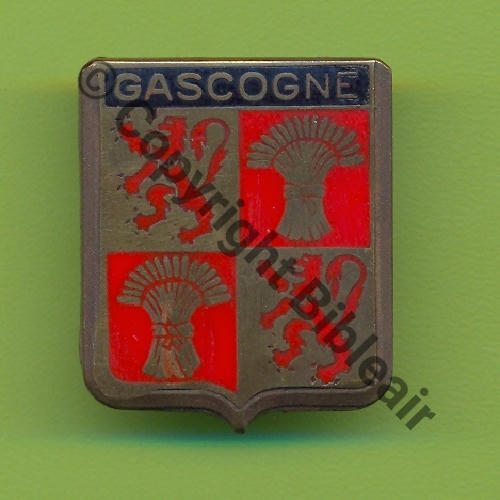 A1086 1964-87 EB1.91 GASCOGNE MARSAN  DrP+Bol Guilloche irreg 8Eur11.06 Sc.GENTY 